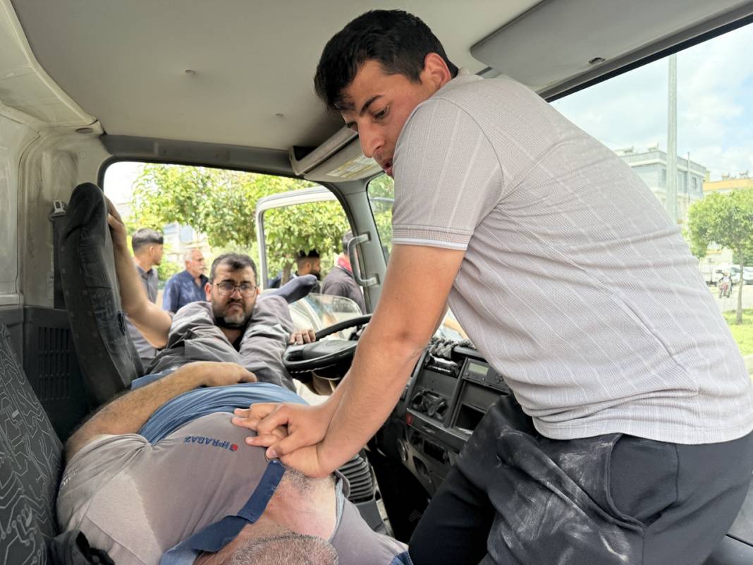 Trafikteki kavgaya kalbi dayanmadı! 3